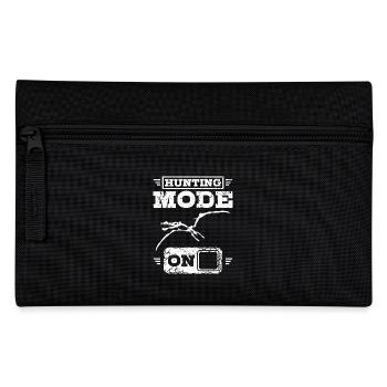 Paleontologist dinosaur fossil hunting mode on - Pencil Case - black - Front