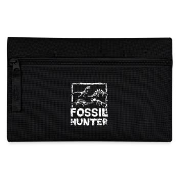Paleontologist dinosaur fossil hunter - Pencil Case - black - Front