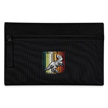 Fossil Hunting Retro Vitnage Paleontologist - Pencil Case - black - Front