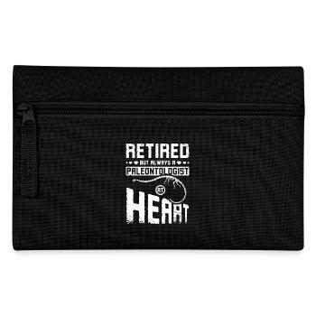 Retired but always a paleontologist at heart - Pencil Case - black - Front