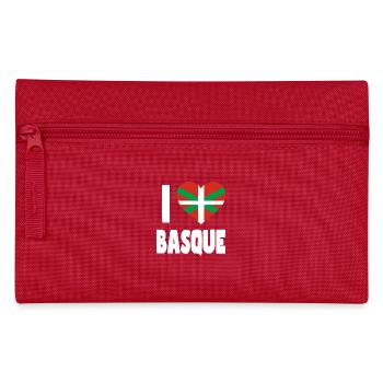 Baskenland Baskische Flagge - Federtasche - Rot - Vorne