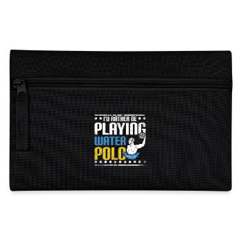 I'd rather be playing water polo - Federtasche - Schwarz - Vorne