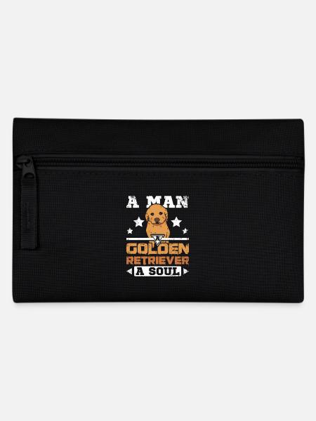 Un homme un golden retriever une âme - Trousse - noir