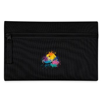 Colorful Splash Art Dog Lover Beagle Head - Trousse - noir - Devant