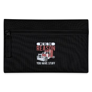 LKW Fahrer The Reason You Have Stuff Lastwagen - Federtasche - Schwarz - Vorne