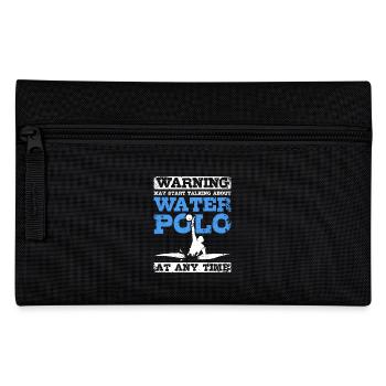 Funny talking about water polo at any time - Pencil Case - black - Front