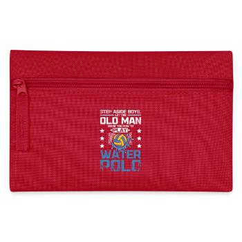 Let this old man show you how to play water polo - Pencil Case - red - Front
