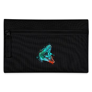 Splash art Marine Dinosaur mosasaurus head - Federtasche - Schwarz - Vorne
