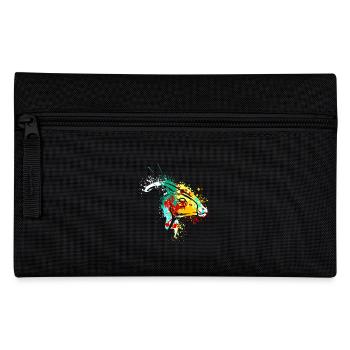 Splash art Dinosaur Parasaurolophus head - Federtasche - Schwarz - Vorne