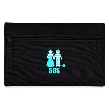 Junggesellenabschied Polterabend JGA Männer - Federtasche - Schwarz - Vorne