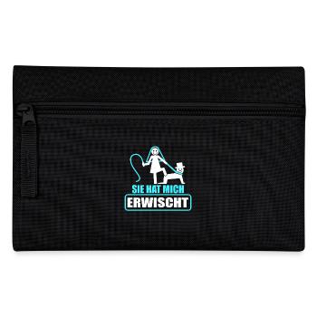 Junggesellenabschied Polterabend JGA Männer - Federtasche - Schwarz - Vorne