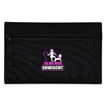 Junggesellenabschied Polterabend JGA Männer - Federtasche - Schwarz - Vorne