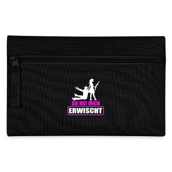 Junggesellenabschied Polterabend JGA Männer - Federtasche - Schwarz - Vorne