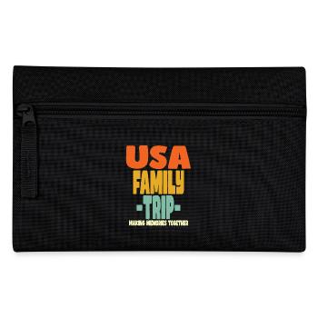 Vacances en famille aux États-Unis - Trousse - noir - Devant