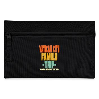 Vatican City Family Trip Holidays - Pencil Case - black - Front