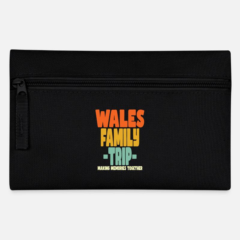 Wales Family Trip Urlaub - Federtasche - Schwarz