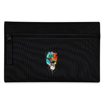 Éclaboussure Dinosaure Tyrannosaurus rex tête T-rex - Trousse - noir - Devant