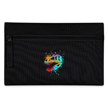 Éclaboussure Dinosaure Tyrannosaurus rex tête T-rex - Trousse - noir - Devant