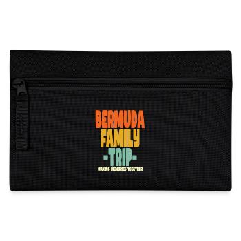 Bermuda Family Trip Urlaub - Federtasche - Schwarz - Vorne