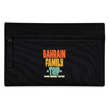 Bahrain Family Trip Holidays - Pencil Case - black - Front