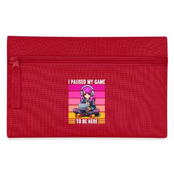 Gaming Console PC Gamer Girl Gamer Girl - Pencil Case - red - Front