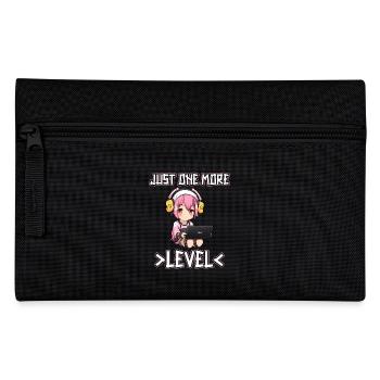 Gaming Konsole PC Zockerin Mädchen Gamer Girl - Federtasche - Schwarz - Vorne