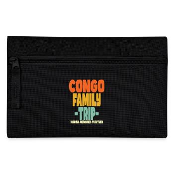 Congo Family Trip Holidays - Pencil Case - black - Front