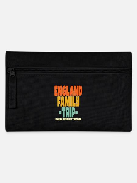 England Family Trip Holidays - Pencil Case - black