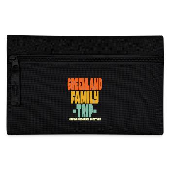Greenland Family Trip Urlaub - Federtasche - Schwarz - Vorne