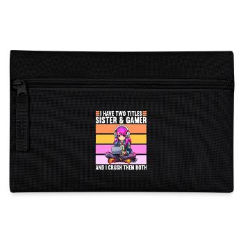 Gaming Console PC Gamer Girl Gamer Girl - Pencil Case - black - Front