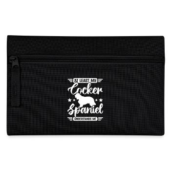 Au moins mon cocker me comprend - Trousse - noir - Devant