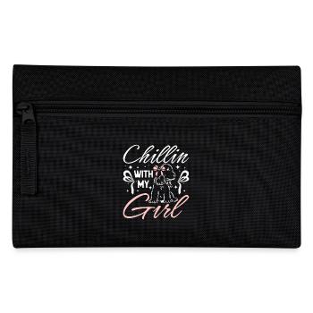 Chillin avec ma fille cocker spaniel - Trousse - noir - Devant