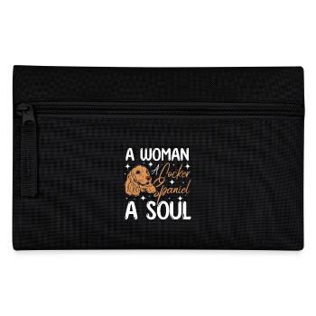 Une femme un cocker épagneul une âme - Trousse - noir - Devant