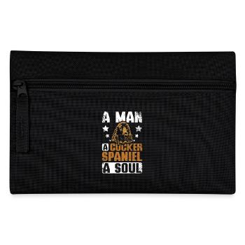 Un homme un cocker spaniel une âme - Trousse - noir - Devant