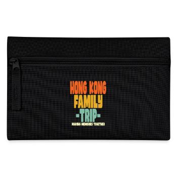 Hong Kong Family Trip Holidays - Pencil Case - black - Front