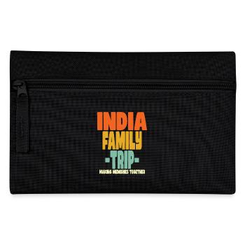 Vacances en famille en Inde - Trousse - noir - Devant