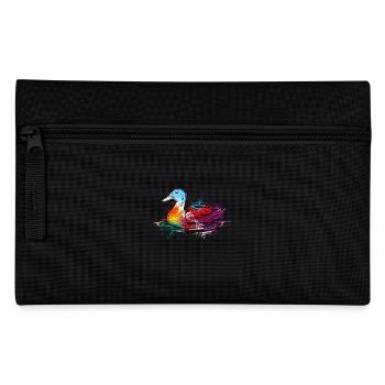 Colerfull Splash Art Farm animals Duck - Federtasche - Schwarz - Vorne