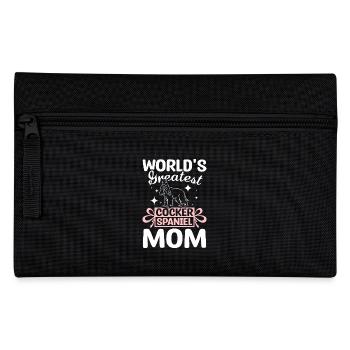 La plus grande maman cocker du monde - Trousse - noir - Devant