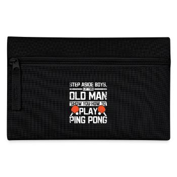 Laissez ce vieil homme vous montrer comment jouer au ping-pong - Trousse - noir - Devant