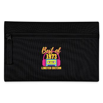 50e anniversaire Best of 1973 Cassette Bande Rétro 80s - Trousse - noir - Devant