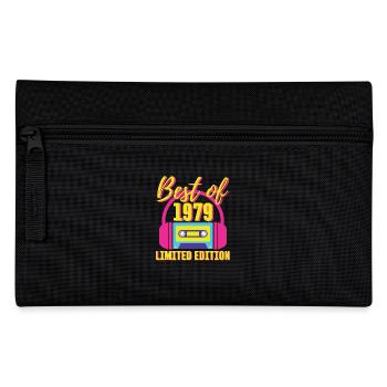 44th Birthday Best of 1979 Cassette Tape Retro 80s - Pencil Case - black - Front