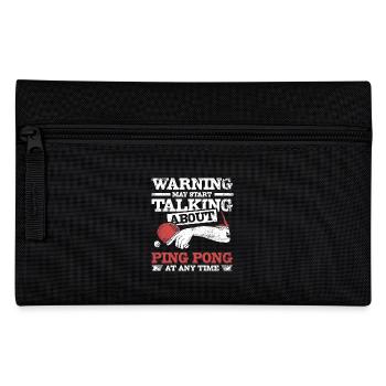 Parler de Tennis de table Ping pong - Trousse - noir - Devant