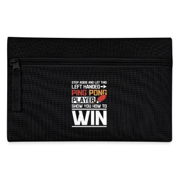 Lefthendet ping-pong taible joueur de tennis - Trousse - noir - Devant