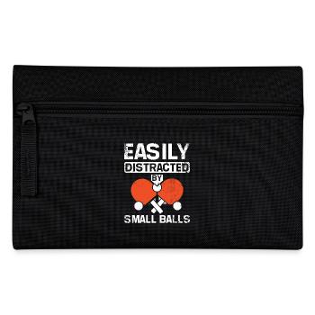 Facilement distrait par de petites balles de ping-pong - Trousse - noir - Devant