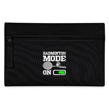 Sports Badminton mode on - Pencil Case - black - Front