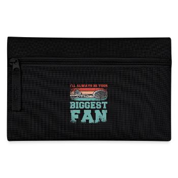 Je serai toujours votre plus grand fan de badminton - Trousse - noir - Devant
