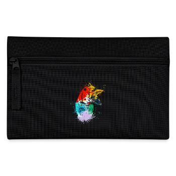 Animaux colorés de Splash Art Farm tête d’oie - Trousse - noir - Devant