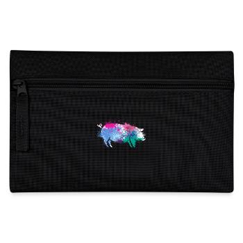 Colorful Splash Art Farm animals pig - Federtasche - Schwarz - Vorne