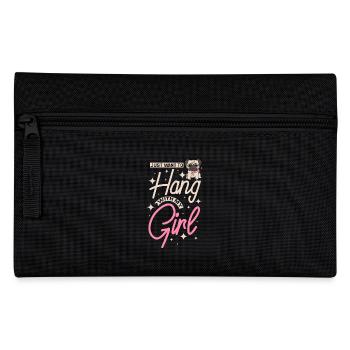 Just want to hang with my pug girl - Pencil Case - black - Front