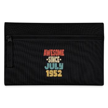 1952 Juillet Anniversaire Rétro - Trousse - noir - Devant